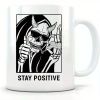 1pc Skull Coffee Mug, Skull Decor, Gothic Decor, Spooky Gifts, Skull Gifts For Women, Skull Cup, Spooky Cups, Kitchen