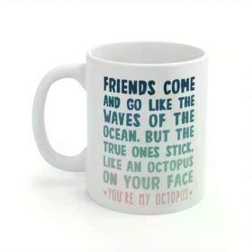 1pc Best Friend Mug, Gift For Friend, Funny Coffee Mug for Friend Friendship Mug
