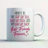 1pc Best Friends Coffee Mug - Here's To The Talk Stalk Shop Best Friends - Funny 11
