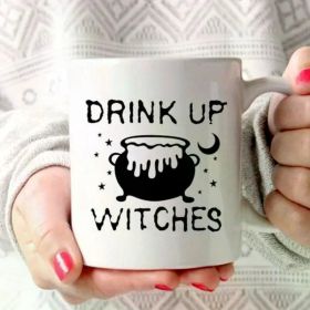 1pc Drink Up Mug, Witch Mug, Witchy Mug, Witches Mug, Halloween Witch Mug, Halloween Mug, Witchy Coffee Mug,