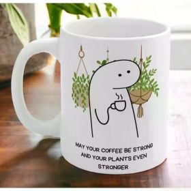 1pc Plant Mug - Plant Mug Wrap - Plantaholic Plants - Positive Coffee Mug