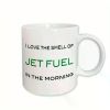 1pc I love the smell of jet fuel in the morning, Green Mug