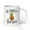 1pc Be Sweet And Fierce Cute Coffee Mug | Pineapple Mug | Gift For Best Friend
