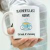 1pc Funny Teacher Mug, Present For Teacher, End Of Year Gift, Teacher Appreciation, Humorous Mug, Newly Qualified