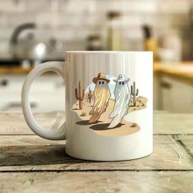 1pc Halloween It's Ghoul Mug, Funny Halloween Party Mug, 2024 Halloween Horror Movie Mug, Cute Sarcastic Mug,