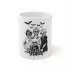 1pc | Golden Ghouls Halloween US White Ceramic Mug 11Oz