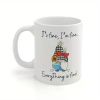 It's fine, I'm fine, everything is fine! Ceramic coffee mug, 11oz or, work mug, gonk lover, gnome gift, co-worker, friend,