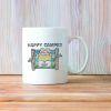 Sanrio Keroppi Happy Camper Ceramic Coffee Mug - Insulated Reusable Camping Mug with Cute Frog Design,