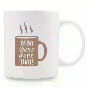 1pc Coffee Mug Stylish 11oz Ceramic Coffee Mug - Perfect for Mother'S Day Birthday Gifts and Home Decor 11oz