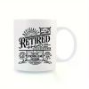 1pc 11oz Retirement Humor Ceramic Coffee Mug – "No My Problem" Funny Design, Reusable & Dishwasher Safe, Perfect