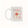 3D Halloween Pumpkin Ceramic Coffee Mug – Reusable Insulated Cup with "HALLOWEEN" Design, Perfect Gift for