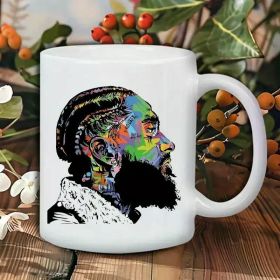 Vibrant Artistic Ceramic Coffee Mug - Hand-Washable, Reusable Insulated Cup for All Beverages, Perfect Gift for