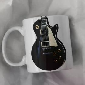 1pc 11oz Ceramic Guitar Coffee Mug - BPA-Free Leak-Proof Dishwasher Safe Perfect for Hot and Cold Drinks Ideal for