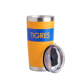Tumbler 20oz Yellow Tigres