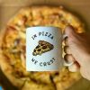 1pc Pizza Obsessed Coffee Mug - In Pizza We Crust - Pizza Lover Coffee Cup - I Love Pizza Gift