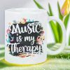 Fun bear plays with mobile phone 11oz Cermic Coffee Mug Reusble InsultedTrvel Mug HndWsh Perfect for Coffee Lovers