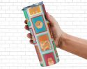 Lots of Orange Pomeranian Stainless Steel Skinny Tumbler Vacuum Double Walled Reusable Insulated Tumbler Travel Cup for Coffee Cocktails Gift with Lid