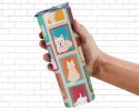 Lots of Westie Stainless Steel Skinny Tumbler Vacuum Double Walled Reusable Insulated Tumbler Travel Cup for Coffee Cocktails Gift with Lid, 20 oz