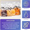 Pack of 100 Clear Gusseted Poly Bags 4 x 2 x 10 Clear Polyethylene Bags 4x2x10 Expandable Side Gusset Bags Thickness 2 Mil for Food Service Industrial