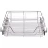 Pull-Out Wire Baskets 2 pcs Silver 19.7"