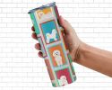 Lots of Bichon Frise Stainless Steel Skinny Tumbler Vacuum Double Walled Reusable Insulated Tumbler Travel Cup for Coffee Cocktails Gift with Lid