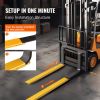 VEVOR Pallet Fork Extensions, 72" Length 4.5" Width, Heavy Duty Carbon Steel Fork Extensions for Forklifts, 1 Pair Forklift Extensions