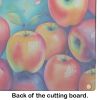 NEW Colorful Apples Glass Cutting Board Decorative Tempered Glass Kitchen Cutting and Serving Board Large Size Chopping Board