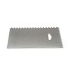 Stainless Steel Scraper Cake Icing Smoother Four Sided Scraper Cake Decorating Comb Baking Tool