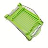 1pc, Multifunctional Luncheon Meat Cutter, Stainless Steel Egg Cutter, Cutting 10 Pieces For Fruit Onion Soft Food Roast Legs, Spam Slicer