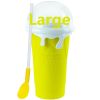 Summer Squeeze Homemade Juice Water Bottle Quick-Frozen Smoothie Sand Cup Pinch Fast Cooling Magic Ice Cream Slushy Maker Beker