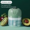 1pc Electric Garlic Pounder Garlic Meat Grinder Mini Garlic Cutter Household Kitchen Tool
