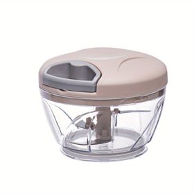 1pc Manual Garlic Masher; Mashed Garlic; Mini Auxiliary Food Cooking Mincer; Garlic Press; Minced Garlic; Pulled Garlic; Ginger; Chilli (Size Medium B (material: Pink)