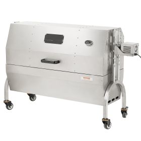 VEVOR Roaster Spit Rotisserie BBQ Grill Pig Lamb Chicken Roaster 50W 132LBS (type: Fully covered type)