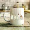 1pc Spooky Cute Ceramic Mug with Cartoon Dogs - Insulated, Hand-Wash Only, Reusable for Hot/Cold Beverages