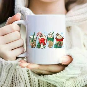 1pc awesome funny mug 11oz mug holiday gift Christmas gift for teachers, friends, family. (Color: White)
