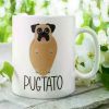 1pc | Pugtato Mug, Funny Pug Gifts, Pug Mug, Pug Potato Cup, Pug Lover Gift, Pug Owner Gift, Pug Coffee Mug, Gift