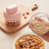 Electric Garlic Chopper Mini, Garlic Masher Crusher, Food Processor Small with Garlic Peeler And Spoon