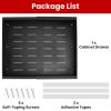 Expandable Pull out Cabinet Organizer Slide out Drawers Roll out Sliding Storage Self Carbon Steel with 12.2-20.5in Extendable Width 17lbs Max Load