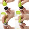 1pc Tea Infuser Silicone Handle Stainless Steel Strainer Drip Tray Included - Loose Tea Steeper - Best Tea Infuser For Loose Leaf Or Herbal Tea