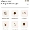 Digital Display Alarm Clock Time Management PP Cube Shape Countdown Homework Study Timer Kitchen Timers for Daily Life